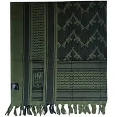 Shemagh Cachecol Lenço Arabe Gun Militar Tatico Original Verde