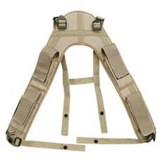 Suspensório Campo H Campanha Bolsos Coyote Coyote H