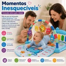 Baby Symphony Tapete Musical Bebê Piano Interativo Educativo Desenvolvimento Sensorial
