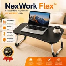 Mesa Suporte Notebook Ajustável Portátil Dobrável Ergonômica Para Cama Sofá Home Office