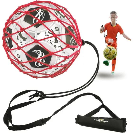 PodiuMax Handle Solo Soccer Kick Trainer Com Novo Design De Rede Bloqueada Bola , De Malabarismo Para Treinamento Elásti