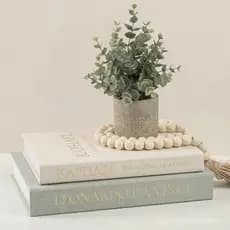 Livros Decorativos Aprimorados para Decoração de Casa - Livros Falsos para Mesa de Centro, Caixa de Armazenamento de Liv