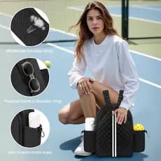 Sucipi Bolsas De Pickleball Para Mulheres , Leves , Crossbody E Elegantes , Acolchoadas , Mochila