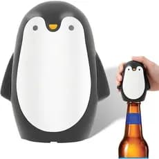 Abridor de garrafas Penguin, abridor de latas de cerveja, abridor de garrafas magnético Pop-Up, Push-Off automático, ade