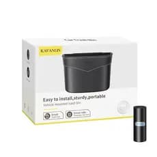 Lixeira De Carro Mini Organizador De Lixo Com Saco De Plástico Pequena Automotiva Para Escritório Doméstico Veículo Auto