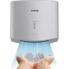 Secador de Mãos Compacto AIKE Air Wiper 110V 1400W Prata (com Plugue de 2 Pinos) Modelo AK2630S LEEX