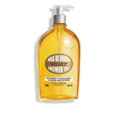 L'OCCITANE Óleo de Banho de Amêndoa para Limpeza e Suavização, Sabonete Líquido Corporal e Base para Barbear, Purifica e