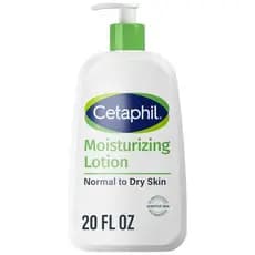 Hidratante facial e corporal Cetaphil, uma loção hidratante adequada para todos os tipos de pele, incluindo pele sensíve