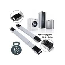 Novo Suporte com Rodinhas para Eletrodomésticos Sistema de Freio Antiderrapante