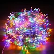 Kit 3 Luzes Pisca Pisca Decorações Várias Cores Natal Fio Transparente