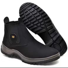 Bota Botina Masculina Estilo Texana Calce fácil Feito De Lona Reforçada