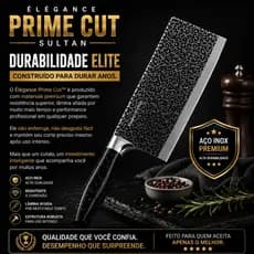 Cutelo Profissional Aço Inox 30cm Sultan Prime Cut™