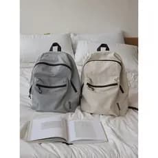Fanhua sussurro simples mochila All-Match leve mochila estudante universitário lazer viagem mochila com zíper saco do co