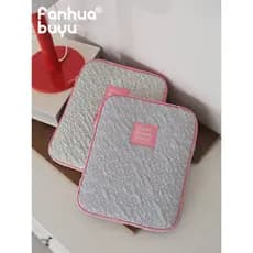Fanhua sussurro estilo coreano Floral Tablet proteção saco de armazenamento feminino 37cm ipad saco forro portátil à pro