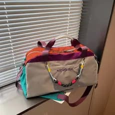 Bolsa de treinamento de separação seca e molhada de grande capacidade feminina natação ginásio saco de armazenamento Yog