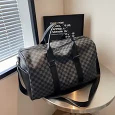 Saco de viagem masculino grande capacidade saco de bagagem de mão moda feminina saco de armazenamento de viagem à prova