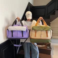 Bolsa de viagem de grande capacidade feminina bolsa de viagem de negócios de curta distância bolsa de bagagem masculina