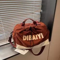 Super grande capacidade conveniente roupas saco de bagagem estudantes do sexo feminino residencial casa Fitness seco mol