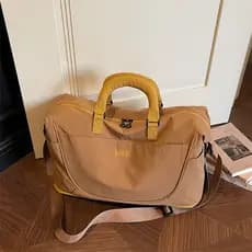 Bolsa de viagem de grande capacidade feminina portátil leve de curta distância expansível viagem de negócios embarque vi
