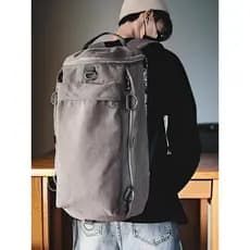 Mochila multifuncional masculina, bolsa balde masculina ao ar livre, bolsa de viagem de um ombro, bolsa masculina de gra