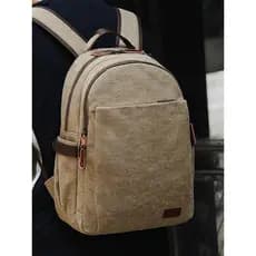 Mochila de lona masculina mochila de carregamento usb estudante universitário mochila Casual computador saco de trabalho