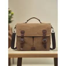 Bolsa mensageiro masculina, bolsa de ombro para computador, lona antiga, bolsa escolar masculina, mochila de viagem de n