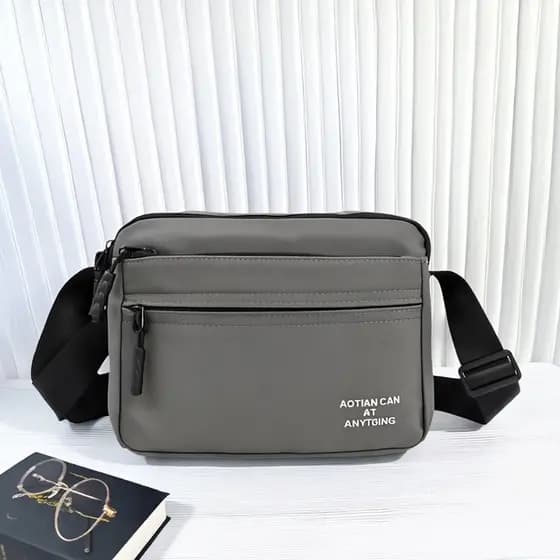 Nova bolsa de ombro masculina saco do mensageiro Oxford pano repelente de água grande capacidade mochila Casual Multi-ca