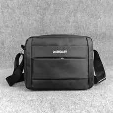 Novo estilo bolsa de ombro masculina 2025 verão novo estilo Multi-camada coleção de negócios carteira leve Casual saco D