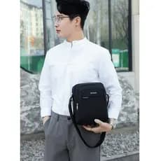 Bolsa masculina mensageiro bolsa de ombro estilo forte bolsa Casual à prova d'água bolsa de pano Oxford bolsa de ombro d