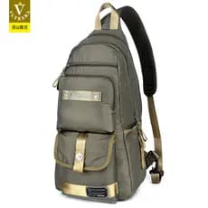 Mochila Original de Hong Kong masculina transversal de grande capacidade de um ombro bolsa transversal genuína 2026 novo