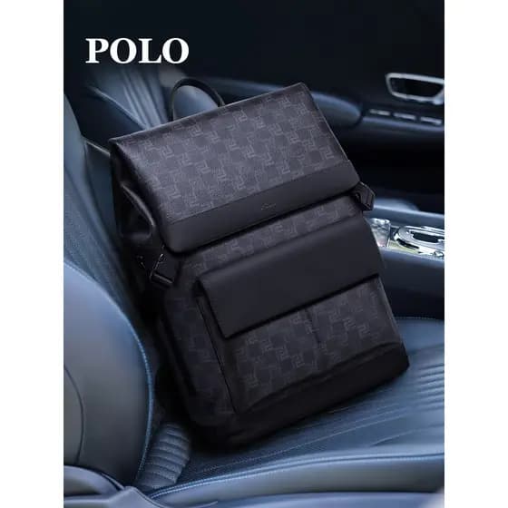 Mochila Polo masculina de negócios, grande capacidade, 50cm, bolsa para Laptop, mochila para presbiopia de alta qualidad