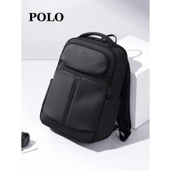 Polo Commuter mochila masculina estilo de negócios mochila de grande capacidade mochila de computador bolsa escolar de v
