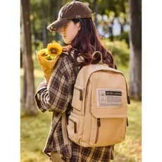 Novo Retro grande capacidade mochila de lona feminino viagem computador mochila masculino estudante mochila All-