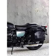 Retro motocicleta Universal saco lateral portátil Cross-corpo triunfo lado jovem Animal motocicleta lona saco da motocic