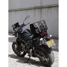 Retro saco de assento traseiro da motocicleta saco de cauda saco de ciclismo da motocicleta lona piloto capacete complet
