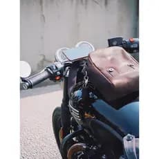 Retro motocicleta motocicleta cera de óleo à prova dwaterproof água magnética liberação rápida ciclismo tanque combustív
