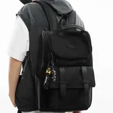 Mochila impermeável masculina de grande capacidade de viagem Street Wear mochila masculina lazer do ensino médio estudan