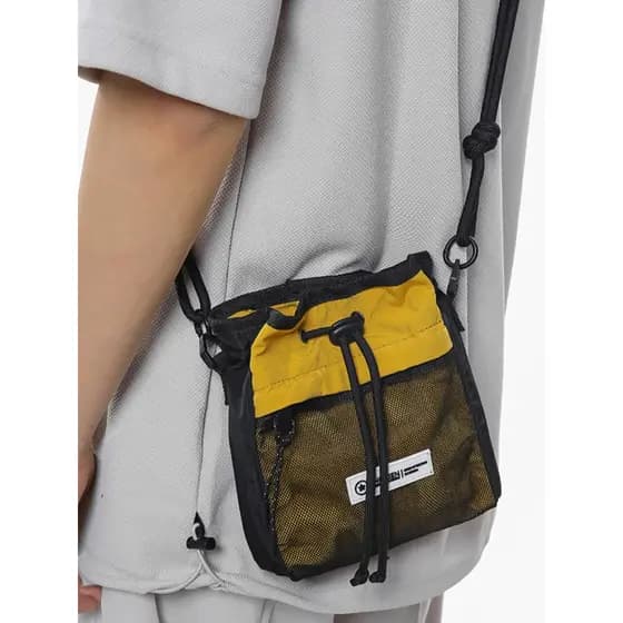 Bolsa mensageiro meninos Street Wear balde Casual moda bolsa de ombro pequena bolsa de ombro novo estilo cordão estudant