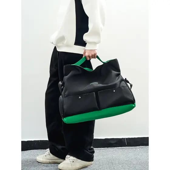 Bolsa de viagem de curta distância, bolsa esportiva para academia, viagem de negócios masculina, bolsa de bagagem de mão