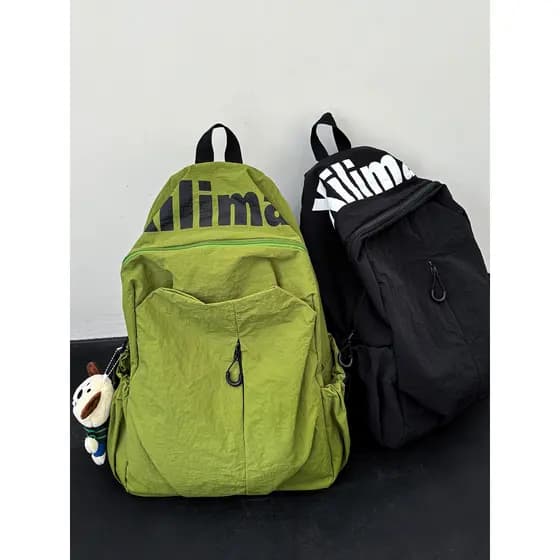 Mochila feminina viagem leve 2026 novo estilo mochila de viagem de alto valor lazer montanhismo saco meninos viagem saco