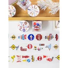 Iplaybox itens de vida bonito estilo INS fita transparente diy manual Material Goo cartão decoração marca adesivo
