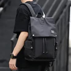 Francês MlCANl KONS Street Wear mochila masculina Casual moda júnior estudantes do ensino médio estudantes universitário