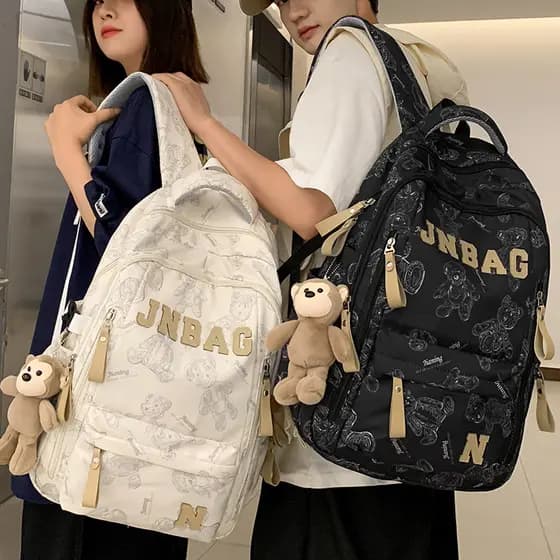 Francês MlCANl KONS respirável estudantes do ensino médio estudantes da escola primária mochila meninas do ensino médio