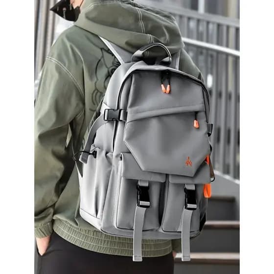 Francês Mlcanl Kons mochila estudantes do ensino médio na moda Oxford pano estudante universitário mochila masculina com