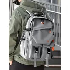Francês Mlcanl Kons mochila estudantes do ensino médio na moda Oxford pano estudante universitário mochila masculina com