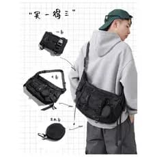 França Mlcanl Kons japonês saco do mensageiro ferramentas masculinas Street Wear saco do mensageiro Casual estudante uni