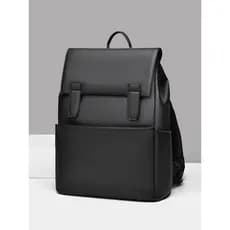 Mochila masculina de cor sólida, mochila de grande capacidade para computador de negócios, mochila de viagem ao ar livre