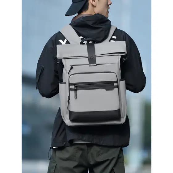 Mochila masculina de negócios Commuter High-End computador mochila grande capacidade ao ar livre leve estudante universi