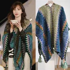 Xale feminino 2022 novo estilo estilo étnico Yunnan características Lijiang Dali capa de viagem manter quente fora da mo