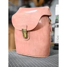 Simples Retro nicho Designer saco vegetal curtido couro pequeno saco de couro genuíno artesanal saco do mensageiro caixa
